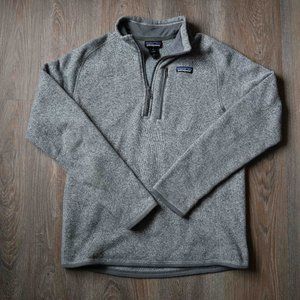 Men's Patagonia Better Sweater 1/4 Zip Grey